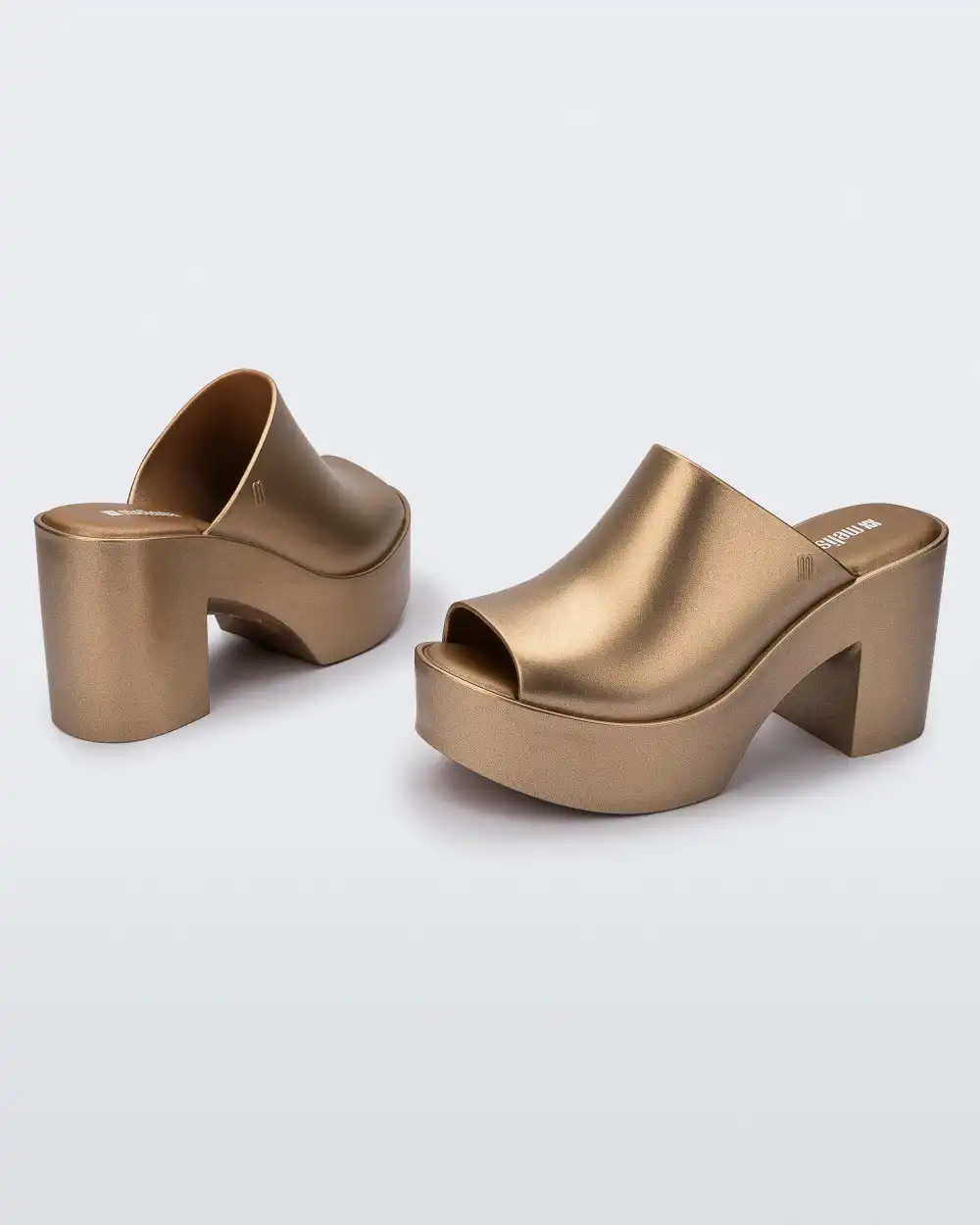 MELISSA MULE HYPE METALLIC