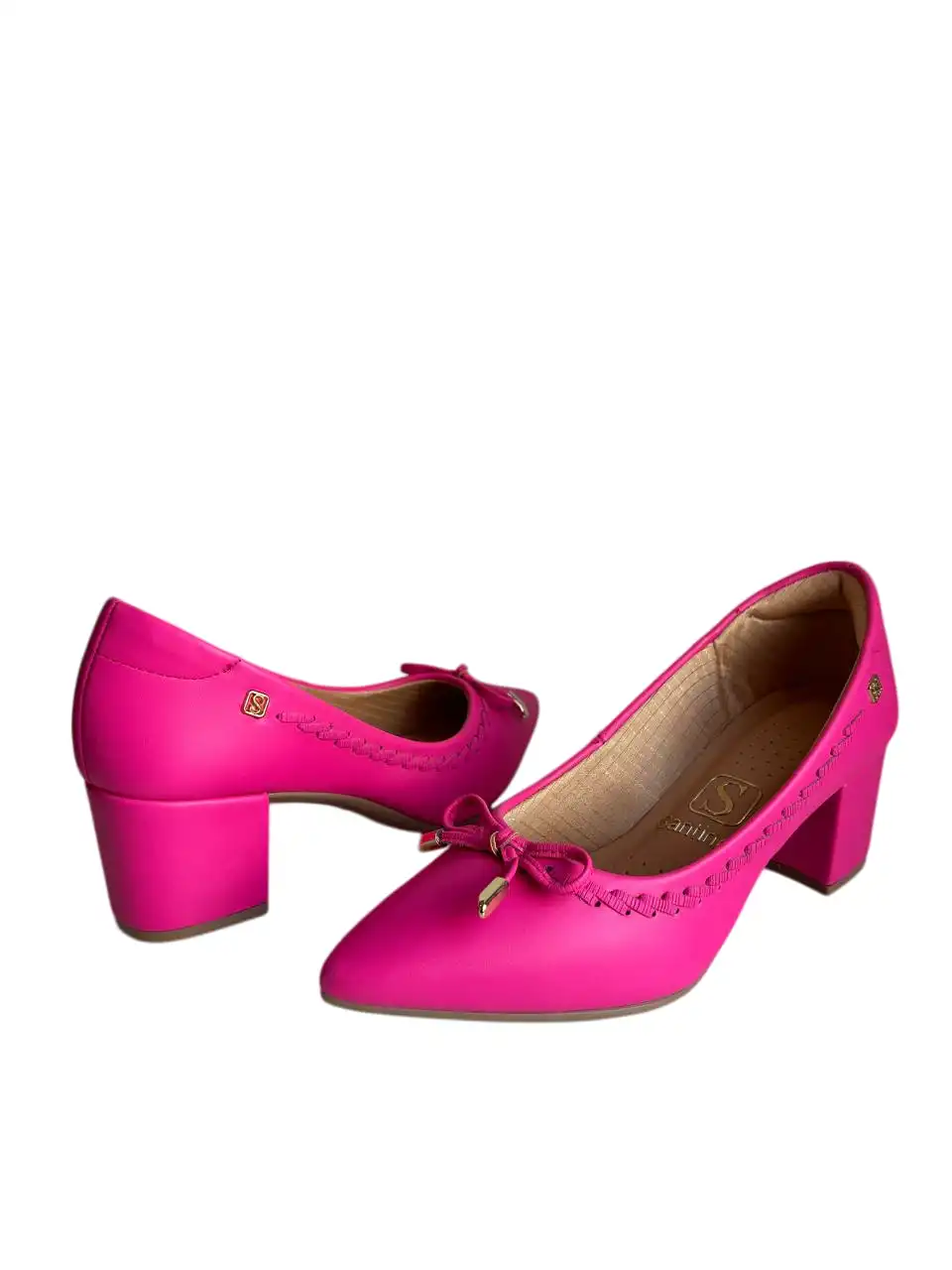 SCARPIN SALTO BLOCO SANTINELLI 1524-008-232