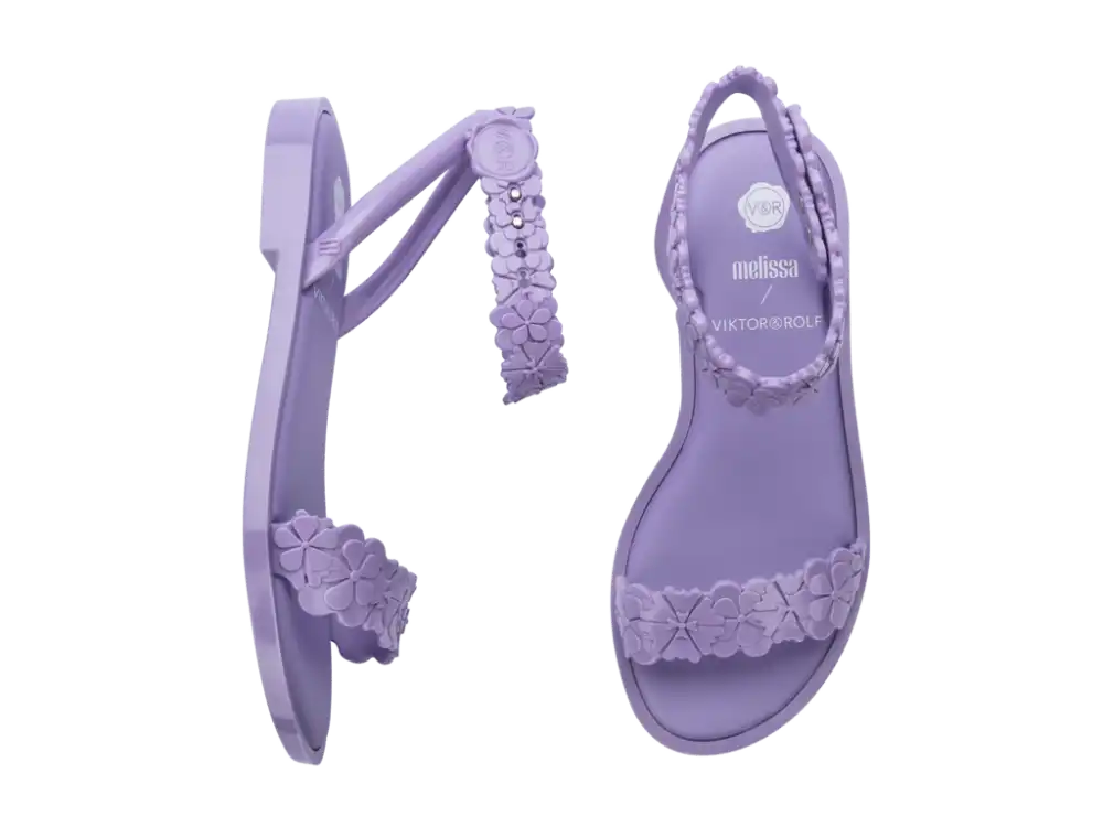 MELISSA WAVE SANDAL BLOSSOM + VIKTOR