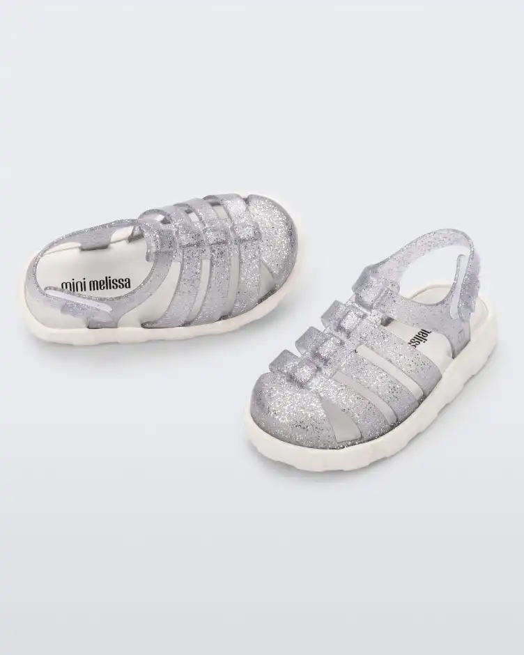 BRANCO/VIDRO GLITTER