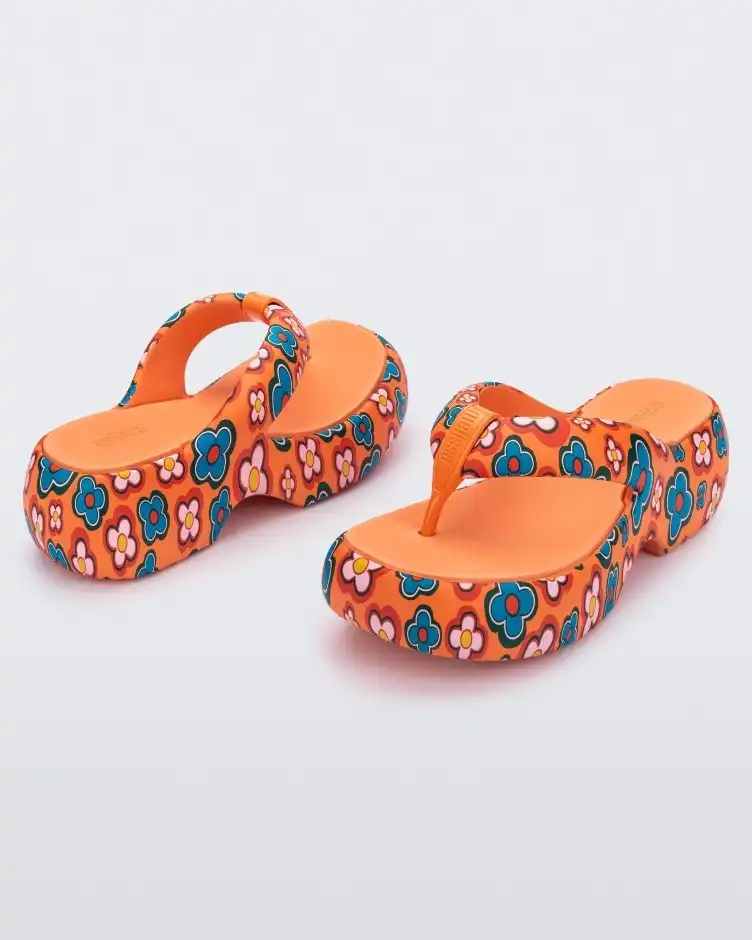 MELISSA FREE FUZZY PRINTED PLATFORM