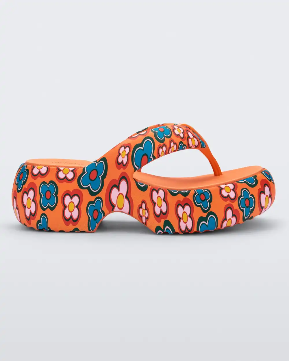 MELISSA FREE FUZZY PRINTED PLATFORM