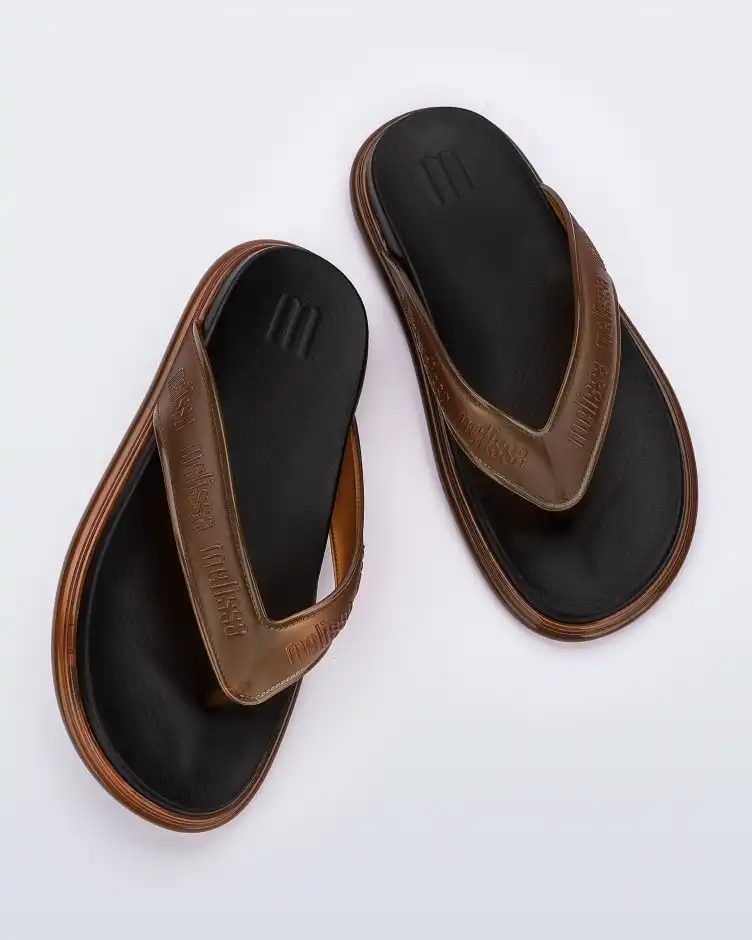 MARROM TRANSPARENTE/PRETO