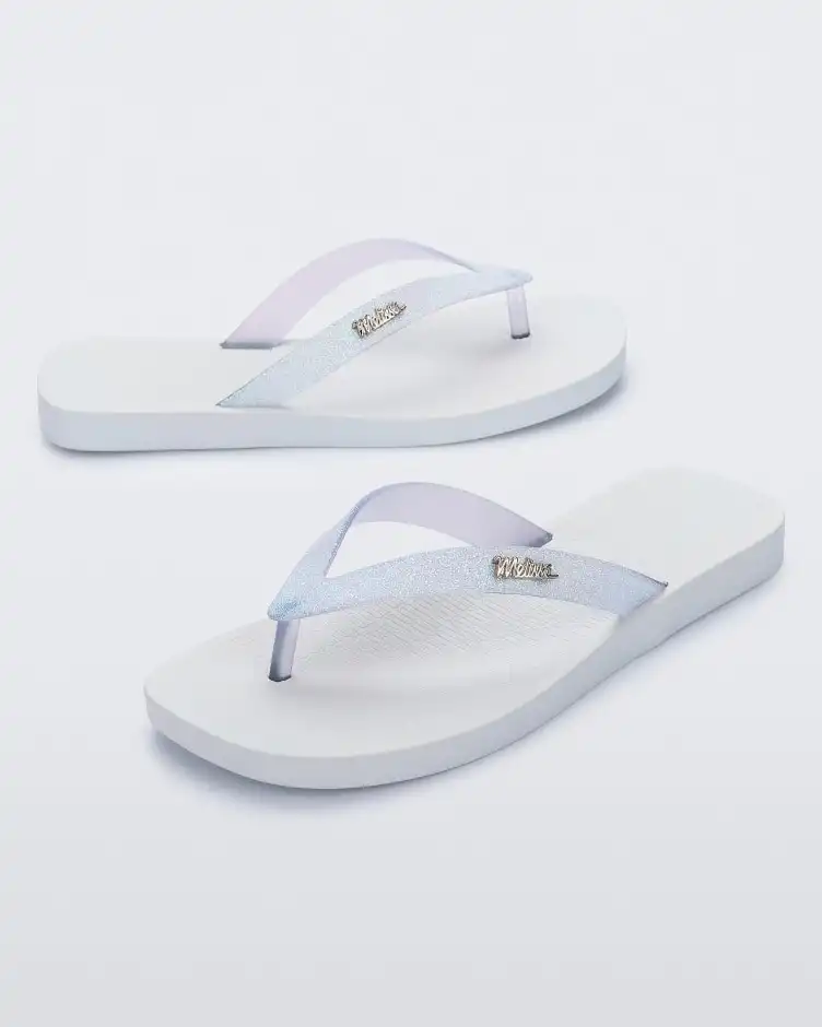 BRANCO/VIDRO GLITTER