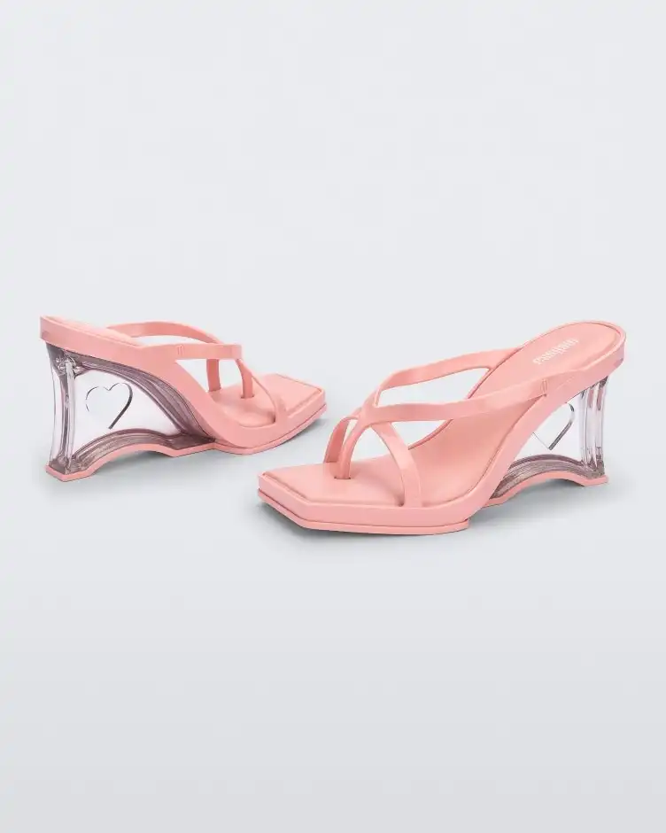 MELISSA GLASS HEEL AD