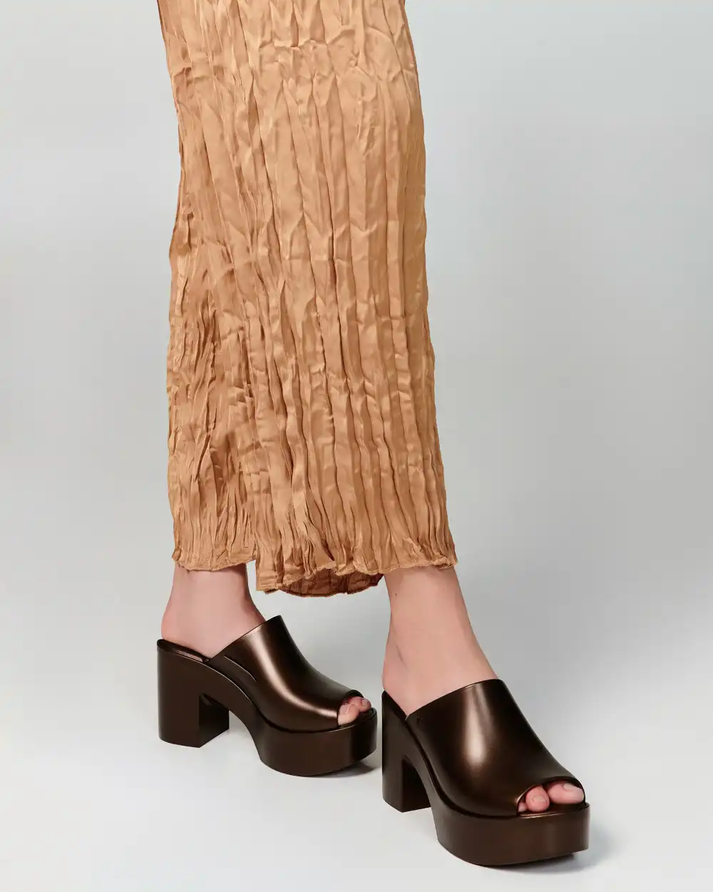 MELISSA MULE HYPE METALLIC