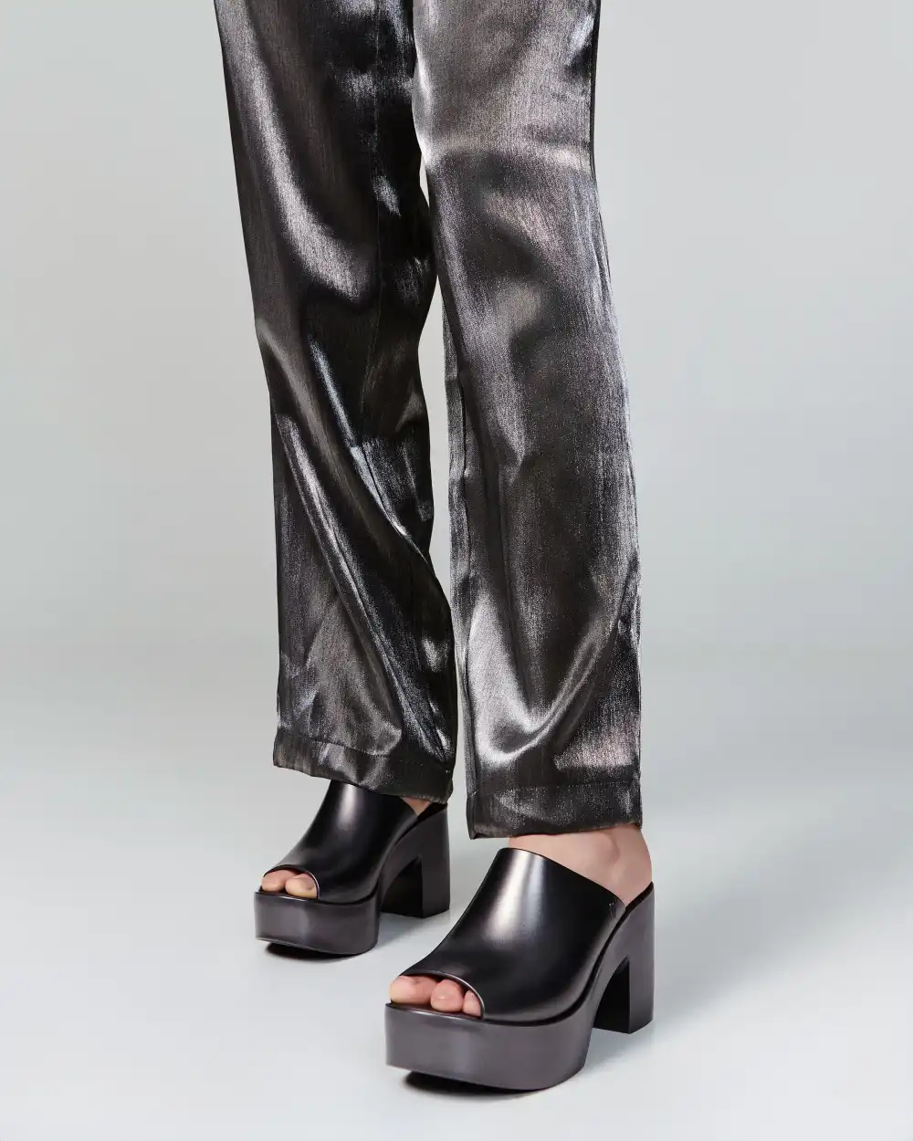 MELISSA MULE HYPE METALLIC