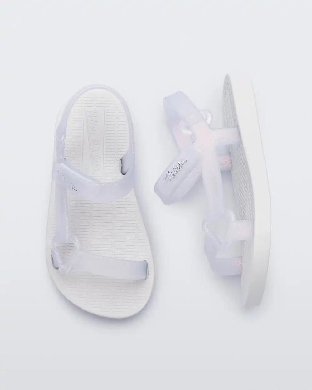 BRANCO/VIDRO GLITTER